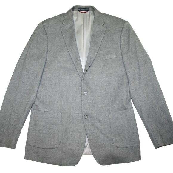 Tommy Hilfiger Gray Mens Blazer Size 44L - Picture 1 of 9